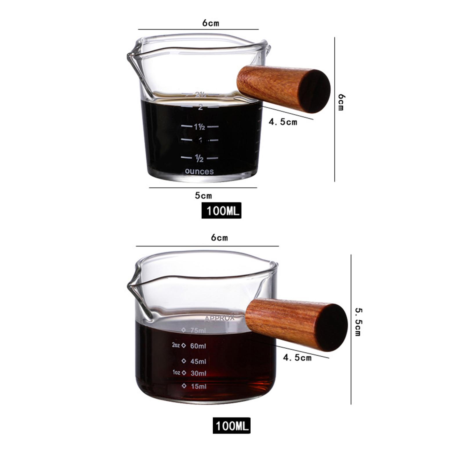 이중 주둥이가 달린 계량 컵, 투명한 고내열 유리 재질 - Espresso Shot Glass 리뷰 및 가격